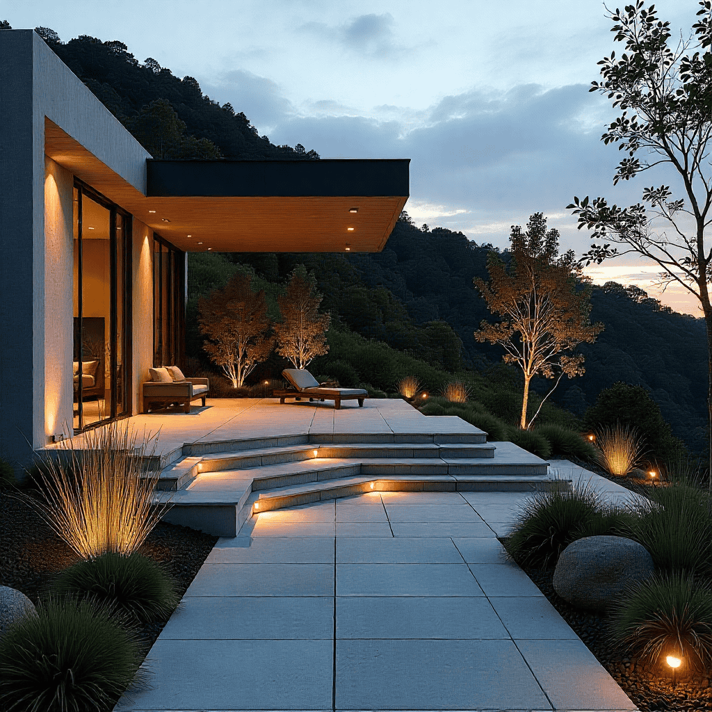 Stone pathway design