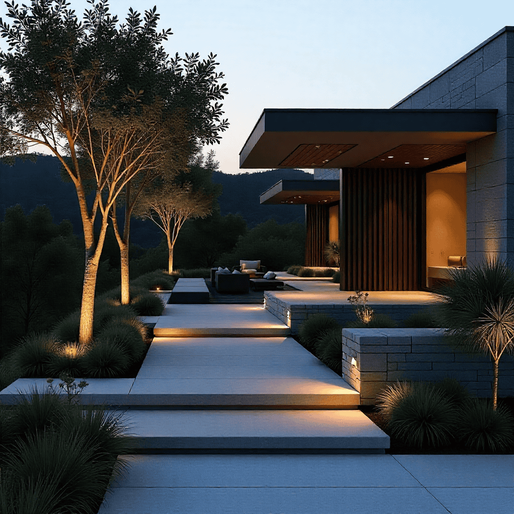 Commercial landscape